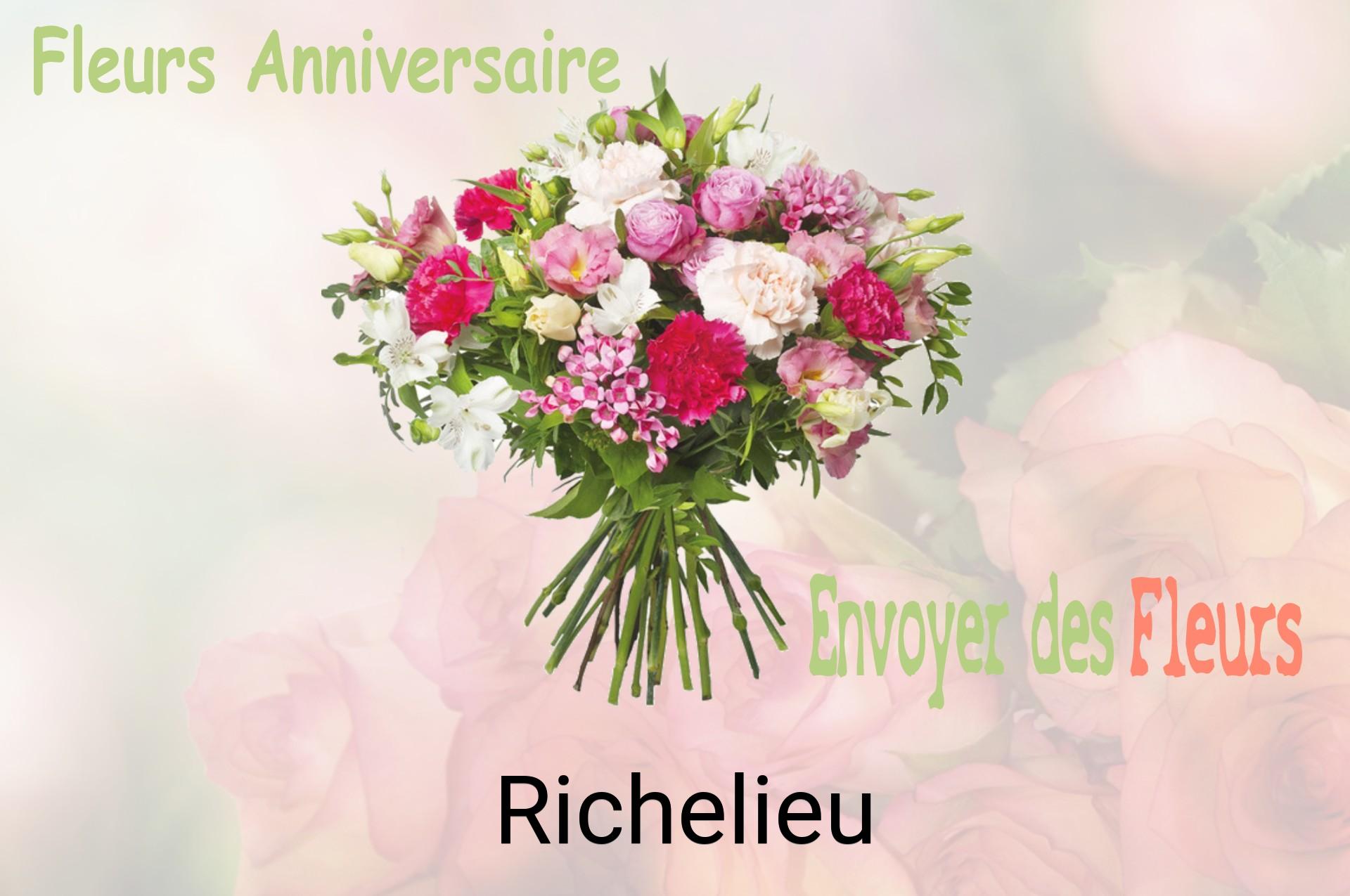 Bouquet de fleurs d’anniversaire livré à Richelieu